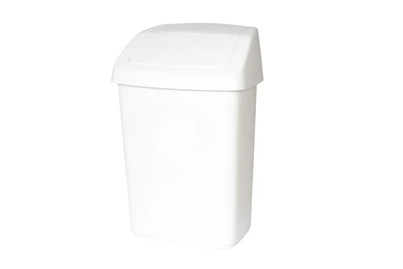 Afvalbakken met tuimeldeksel 10 ltr, Rubbermaid