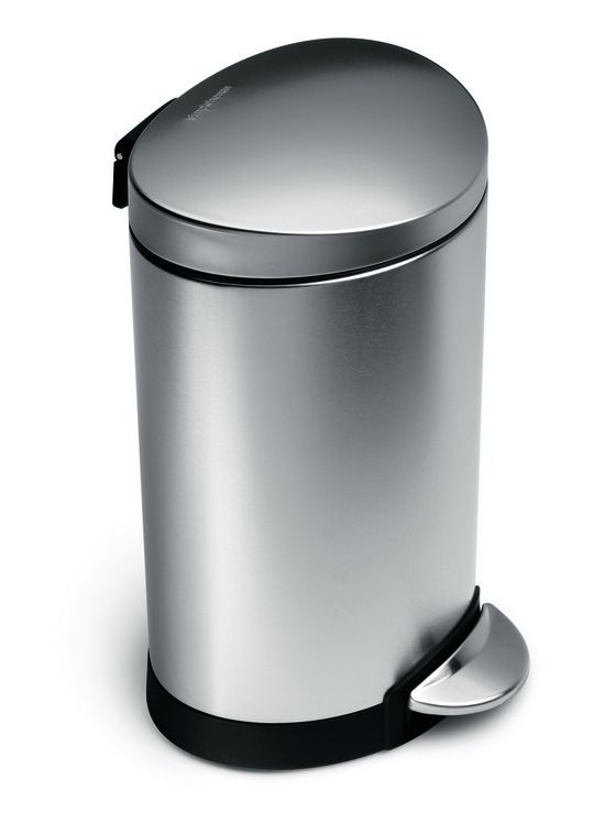 Afvalemmer Half Rond 10 liter, Simplehuman