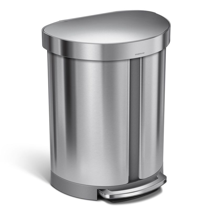 Afvalemmer Half Rond 22+33 liter, Simplehuman