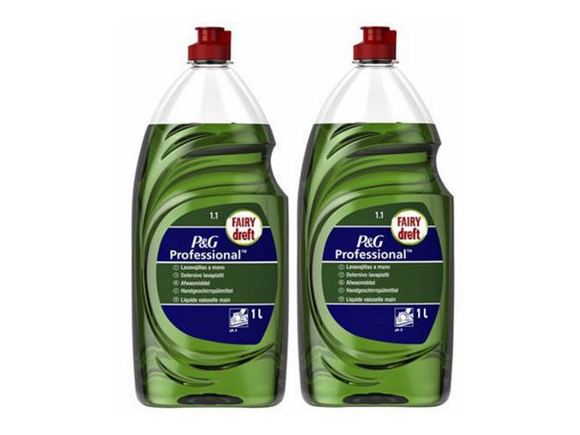 Afwasmiddel Dreft groen/pk2x1L