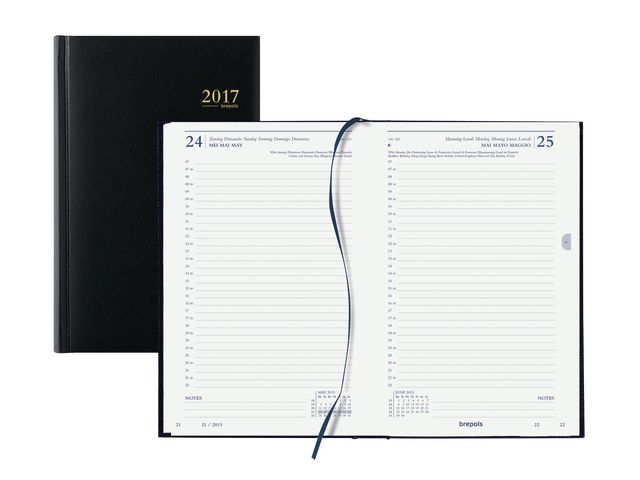 Agenda 14x21 1dpp 6t Saturnus Lima zwart