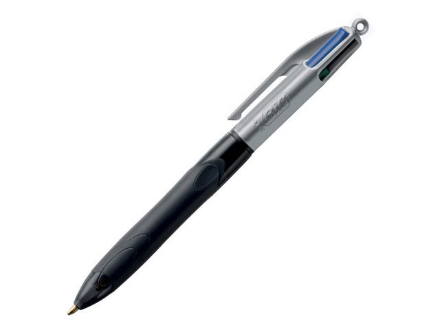 Balpen BiC 4-kleuren Grip Pro M/ds 12