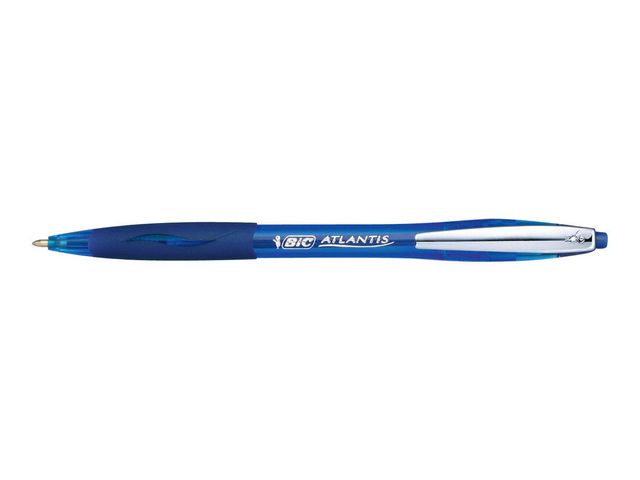 Balpen BiC Atlantis clic 1,6 blauw/bs1