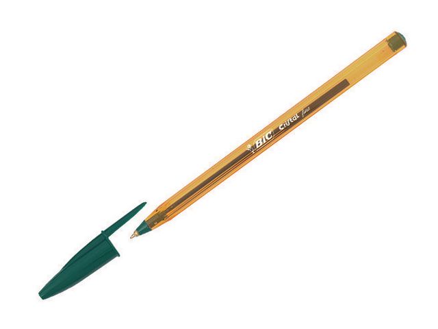 Balpen BIC Cristal F groen/doos 50