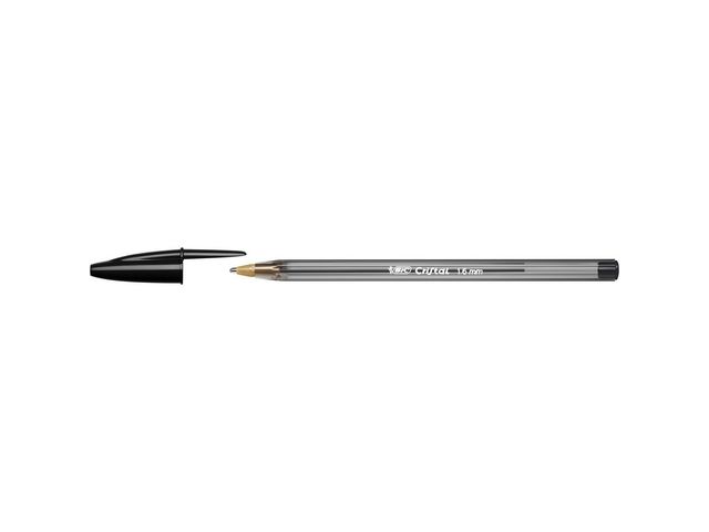 Balpen BIC Cristal Large 1,6mm zwart/d50