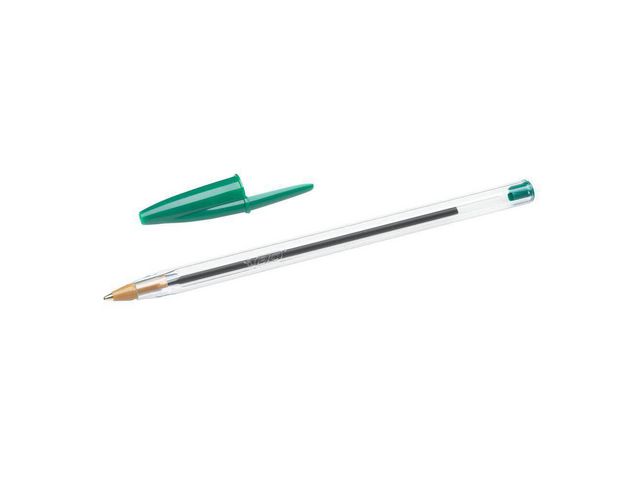 Balpen BIC Cristal M groen/doos 50