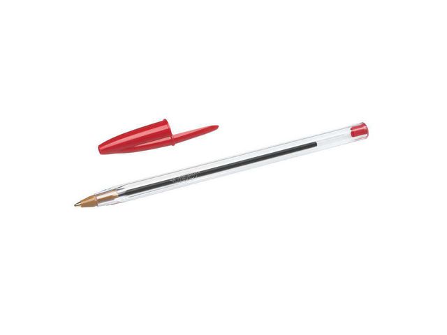 Balpen BIC Cristal M rood/doos 50