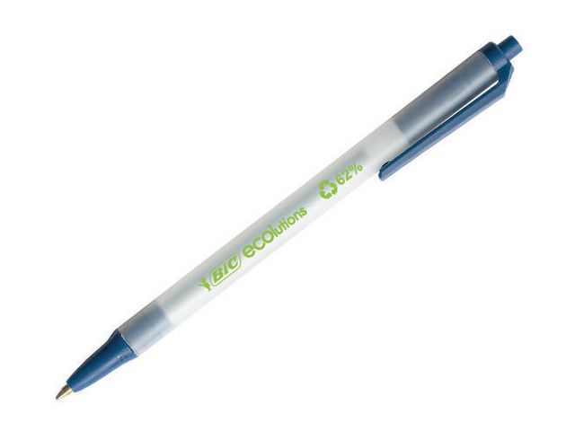 Balpen BIC ECOLUTION Clic M blauw/ds 50