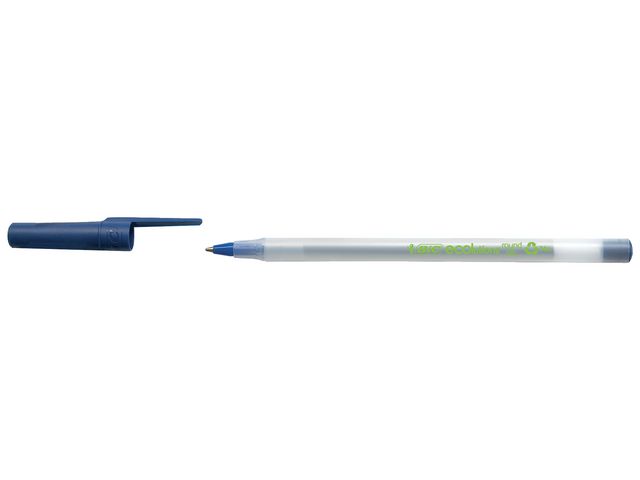 Balpen BIC ECOLUTION Stick M blauw/ds 60