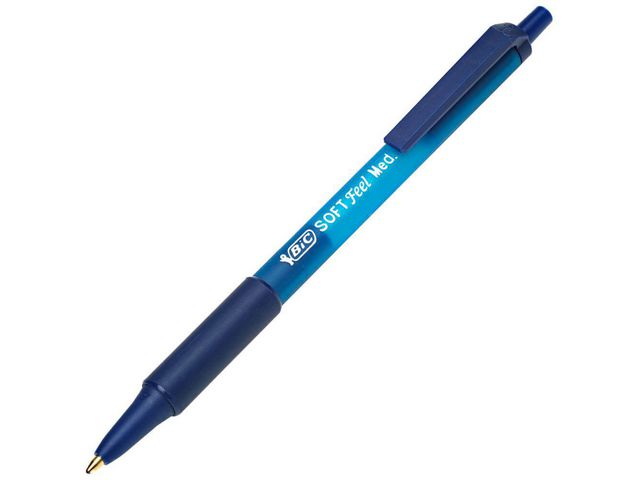 Balpen BIC Soft Feel Clic Grip M bl/ds12