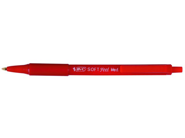 Balpen BIC Soft Feel Clic Grip M rd/ds12