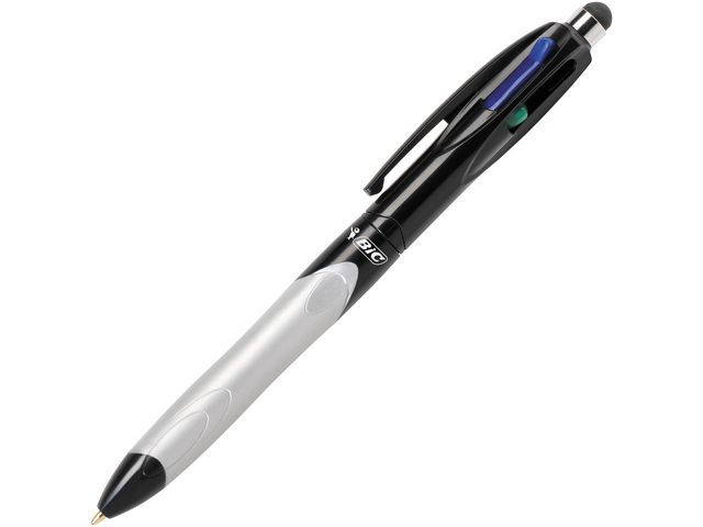 Balpen/Stylus BIC 4-kleuren Grip M