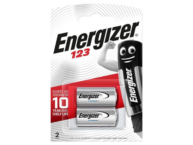 Batterij Energizer E2 CR123/BS 2