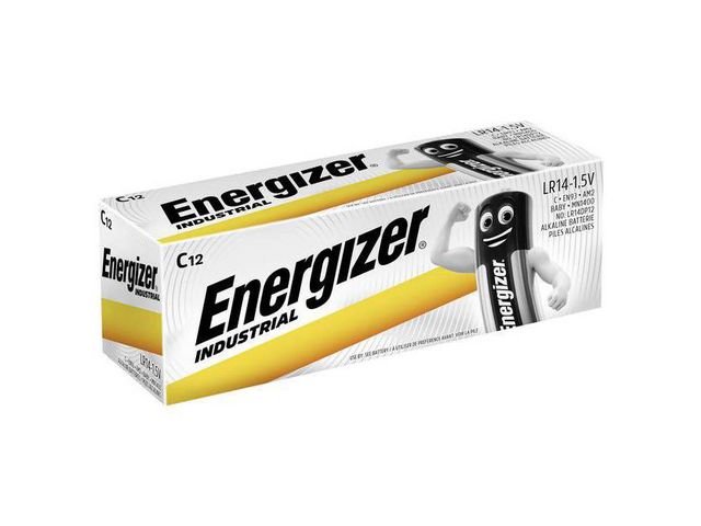 Batterij Energizer Industrial C /doos 12