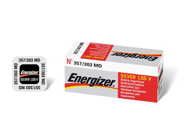 Batterij Energizer knoopcel 357/303 MD