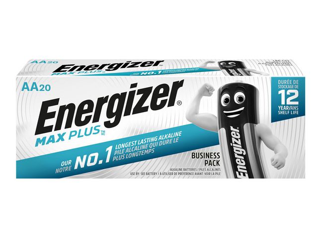 Batterij Energizer Max Plus AA/pk20