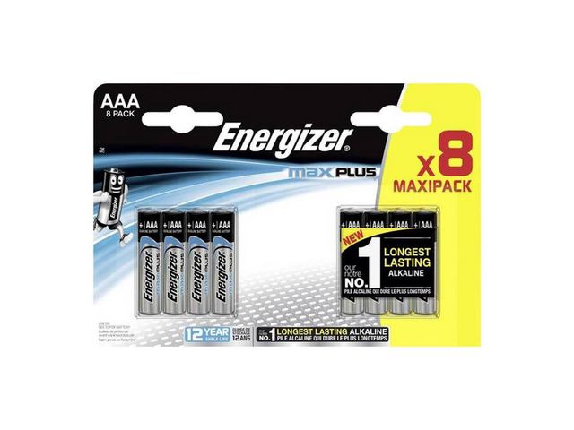 Batterij Energizer Max Plus AAA/pk8