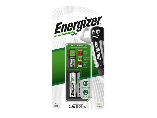 Batterijlader Energizer Mini +2xAA 2000