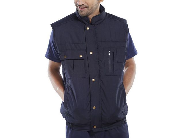 Bodywarmer Hudson navy blauw L