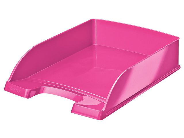 Brievenbak Leitz Plus WOW roze metallic