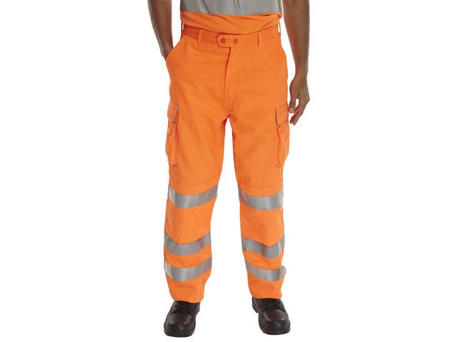 Broek Rail Spec oranje 47