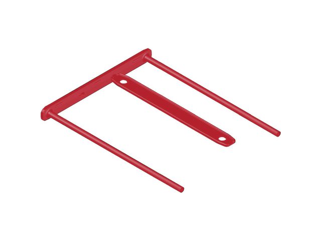 Bundelbeugel BBD-CLIP rood/pk100