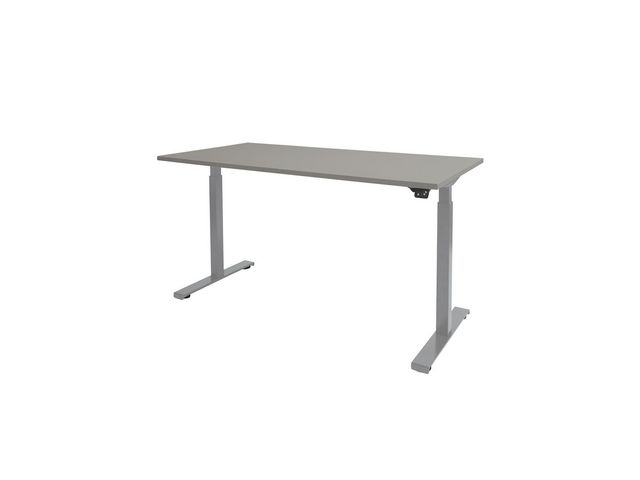 Bureau Dextro 120x80 grijs 25mm-alu