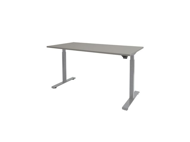 Bureau Dextro 180x80 grijs 25mm-alu