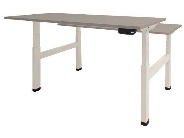 Bureau Dextroplus duo 140x80 grijs-w