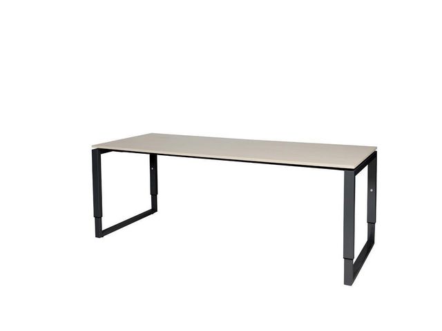 Bureau Domino plus 200x80 grij/z 25mm