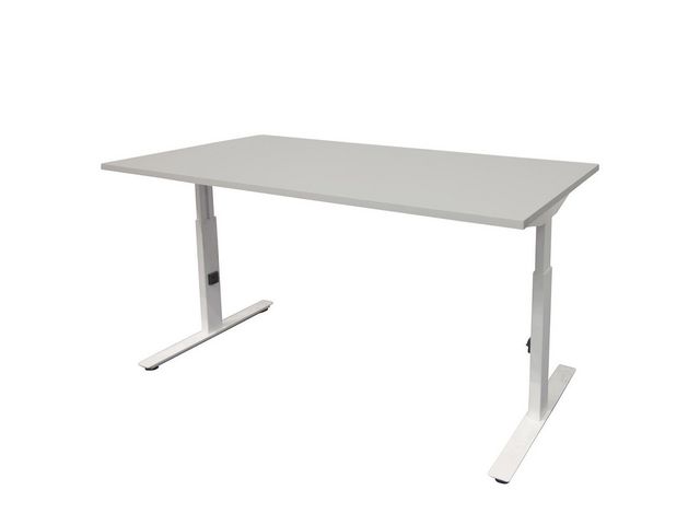 Bureau Linesto plus160x80 grijs wit