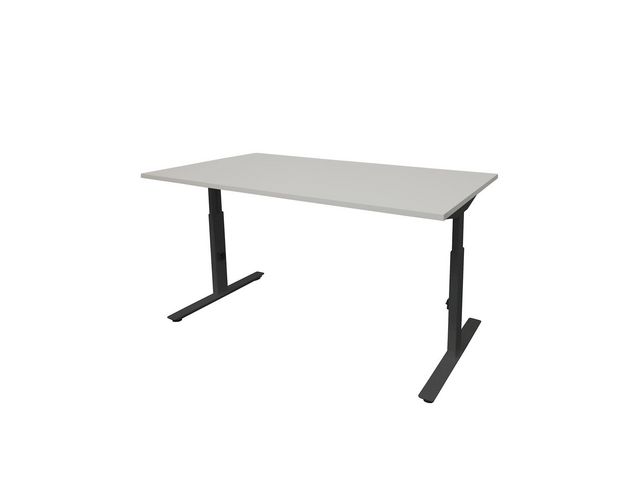 Bureau Linesto plus160x80 grijs zw