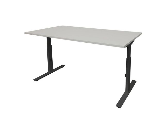 Bureau Linesto plus180x80 grijs zw