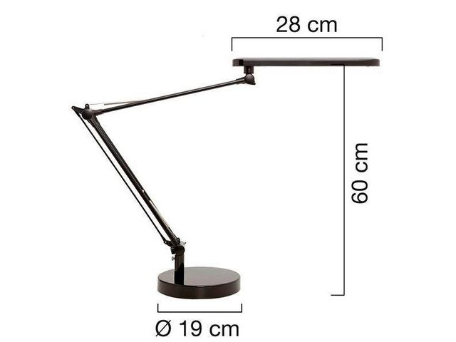 Bureaulamp Unilux led Mambo grijs