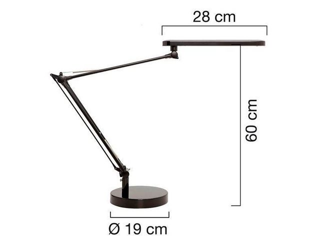 Bureaulamp Unilux led Mambol zwart