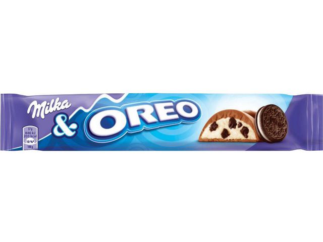 Candybar Milka oreo 37gr/bx36