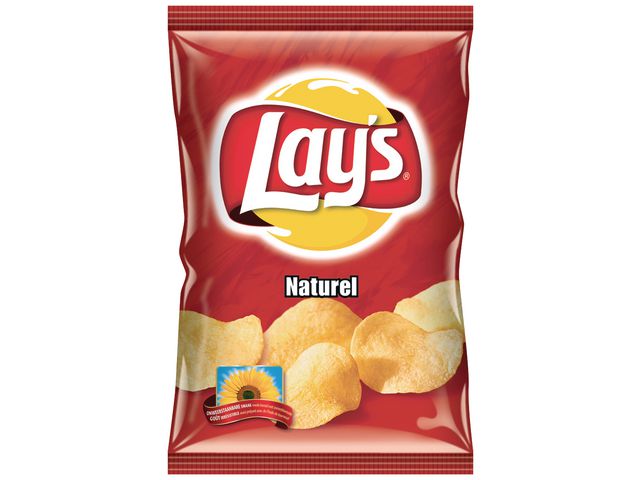 Chips Lay's naturel/doos 8x175gram