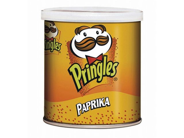 Chips Pringles paprika 40g/pk 12 kokers