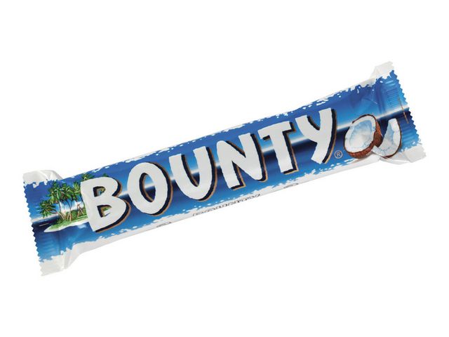 Chocoladereep Bounty melk/pak 24