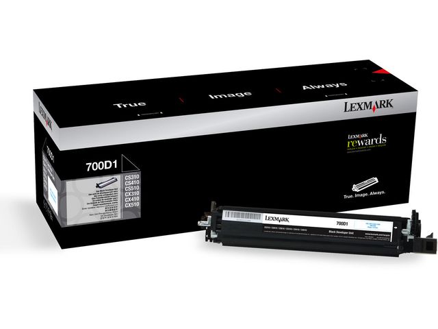 Developer Lexmark 700D1 40K zwart