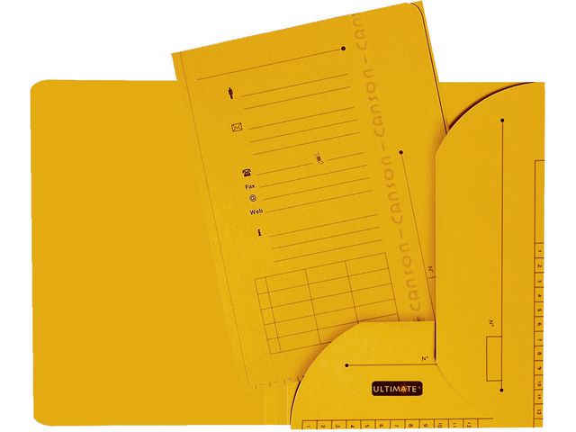 Dossiermap ELBA Ultimate A4 geel/pak 25