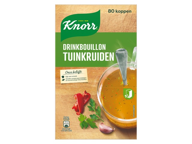 Drinkbouillon Knorr tuinkruiden/pk 80