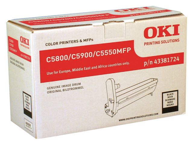 Drum Oki C5800, C5900, 5550 zwart