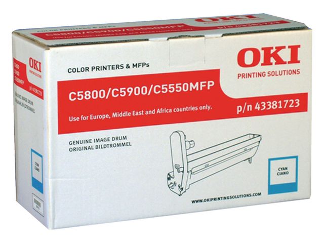 Drum Oki C5800, C5900, C5550 cyaan