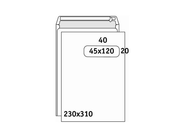 Envelop 230x310 PenS akte vr45/d250