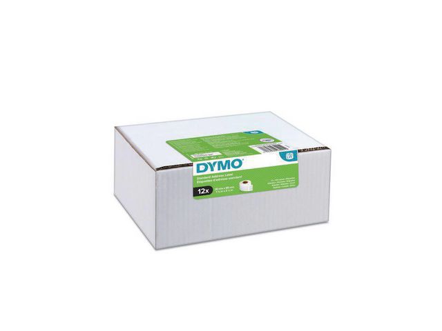 Etiket Dymo 28x89mm/pk 12 rol