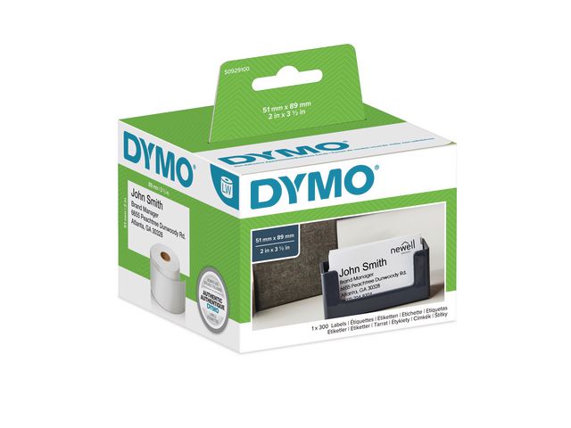 Etiket Dymo visitekaarten/pak 300