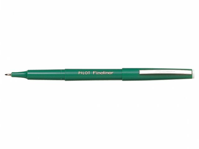 Fineliner Pilot 0,4 mm groen/doos 12