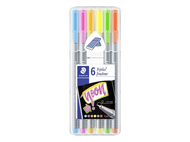 Fineliner Staedtler Neon Triplus assorti