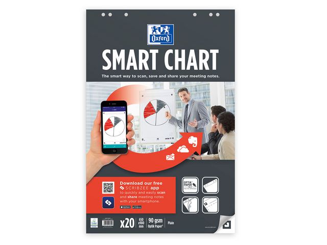 Flipoverblok SmartChart 650x980/pk3